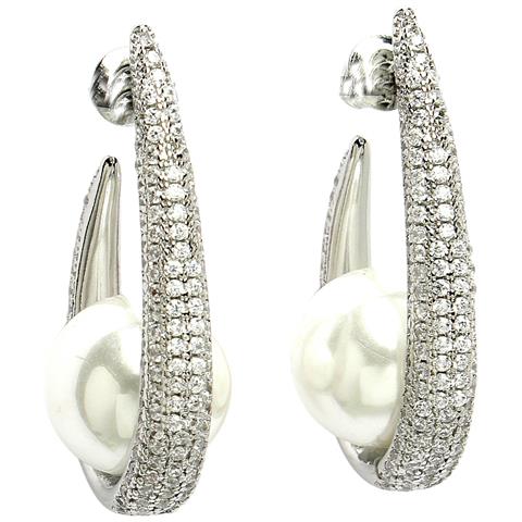 Orecchini con Perla a Fionda Iconici Collezione Diva - Foto 5