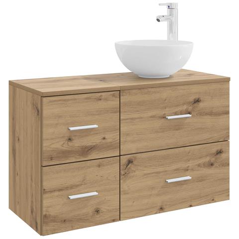 Set di mobili per il bagno 2 pcs Rovere Artigianale - Foto 1