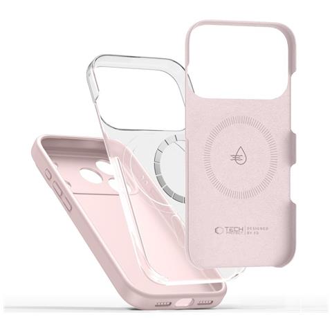 Custodia Rosa In Silicone Magsafe Per Iphone 17 Pro Max - Foto 2