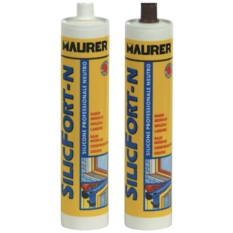Sigillante Silicone Neutro Silicfort-N Bianco 310 ml - Foto 1