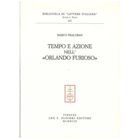 Marco Praloran - Tempo e azione nell'«Orlando furioso» - Foto 1