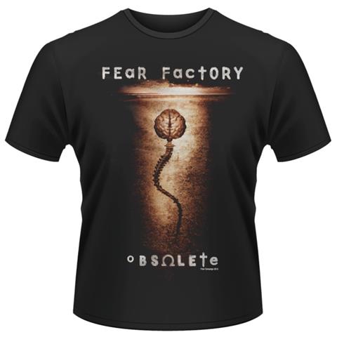 Fear Factory - Obsolete Stampa Fronte E Retro (T-Shirt Unisex Tg. S)  - Foto 1