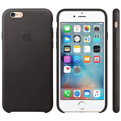 Custodia in Pelle per iPhone 6S Nero - Foto 12