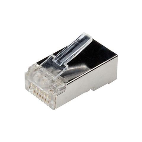 Plug RJ45 cat. 6 FTP 10 pezzi Office Series Col. Trasparente - Foto 1
