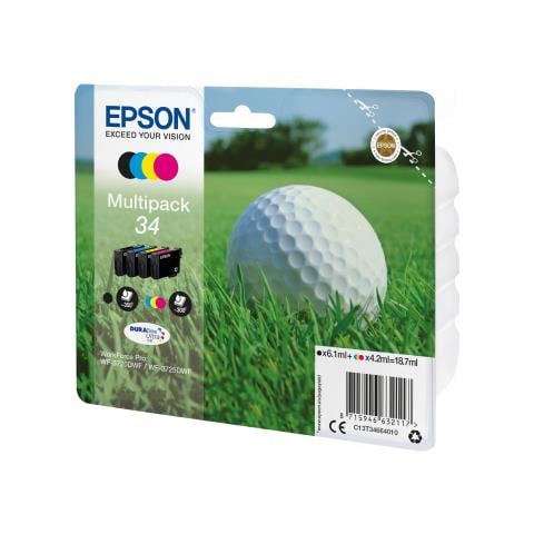 C13T34664020 Cartuccia Ink Originale Multicolore per WorkForce Pro WF-3720DWF - Foto 1