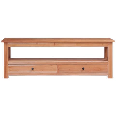 Mobile Porta Tv 120x30x40 Cm In Legno Massello Di Mogano - Foto 2