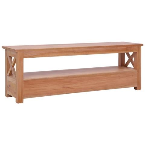 Mobile Porta Tv 120x30x40 Cm In Legno Massello Di Mogano - Foto 8