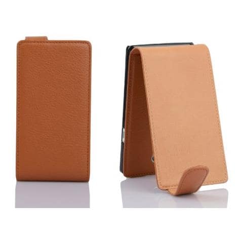 Custodia Compatibile Con Lg G2 Mini In Marrone Cioccolata - Coperchio Protettivo In Design Flip Realizzato In Similpelle Testurizzata - Foto 2