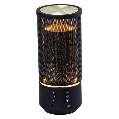 V-tac Smart Home Vt-6211 Speaker Bluetooth Led 2x3w Effetto Fiamma Portatile Multifunzione Microfono E Ingresso Microsd Aux - Sku 7724 - Foto 1