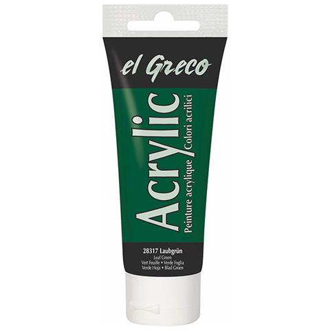 Colore Acrilico El Greco 75 Ml Fogliame Verde - Foto 1