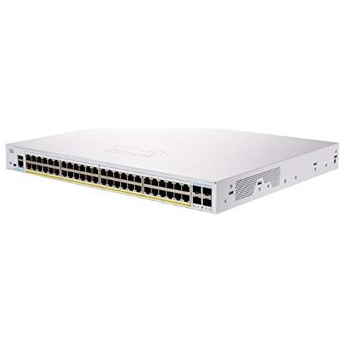 Cisco CBS350-48P-4G-EU switch di rete Gestito L2/L3 Gigabit Ethernet (10/100/1000) Argento - Foto 1