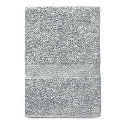 Telo Bagno, Tinta Unita, 100% Cotone, Grigio - Foto 1