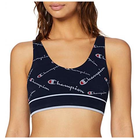 Seamless Bralette Reggiseno Donna, Multicolore (marine Logo Blanc 9gc), X-small - Foto 1