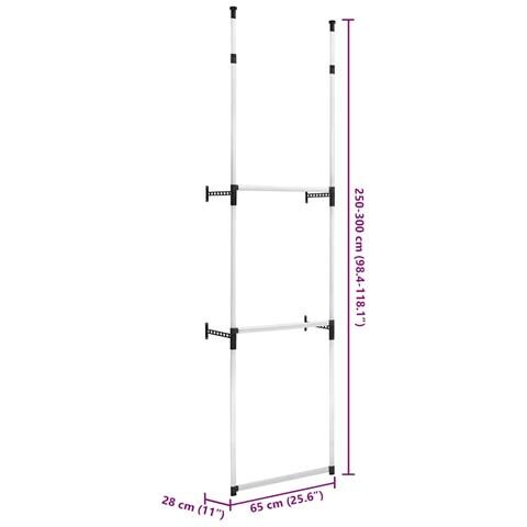 Sistema Telescopico Per Guardaroba Con Aste In Alluminio - Foto 2