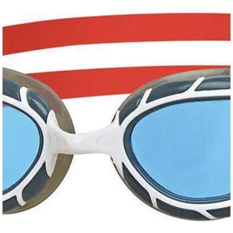 Occhialino Nuoto Predator Blu Small Bianco / rosso - Foto 3