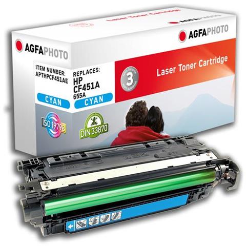 TONER - Apthpcf451ae Cartuccia 1 Pz Ciano - Foto 1