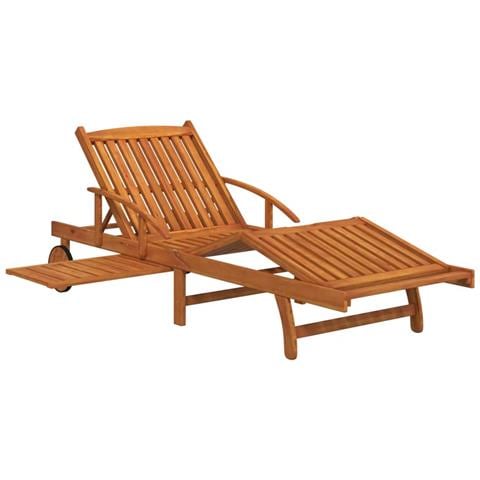 Lettini Prendisole 2 Pz In Legno Massello Di Acacia - Foto 10