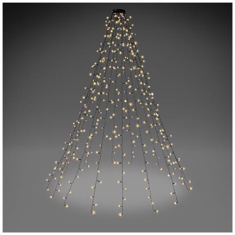 Stringa Luminosa Per Albero Da 400 Led Con Anello - Con Timer E Funzione Di Memoria, 8 Modalitãƒâ Di Illuminazione, 24 - Foto 2