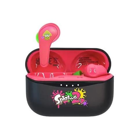 St0884 Auricolari Cuffie Wireless Bluetooth Tws Nintendo Spatoon 2 Con Custodia Di Ricarica Blac - Foto 1