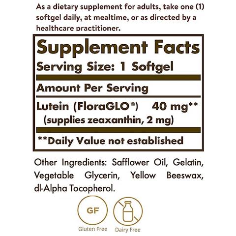 , Luteina, 40 Mg, 30 Capsule Molli - Foto 2