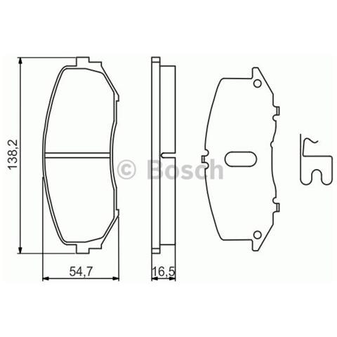 Kit Pastiglie Freno 986494241 - Foto 1