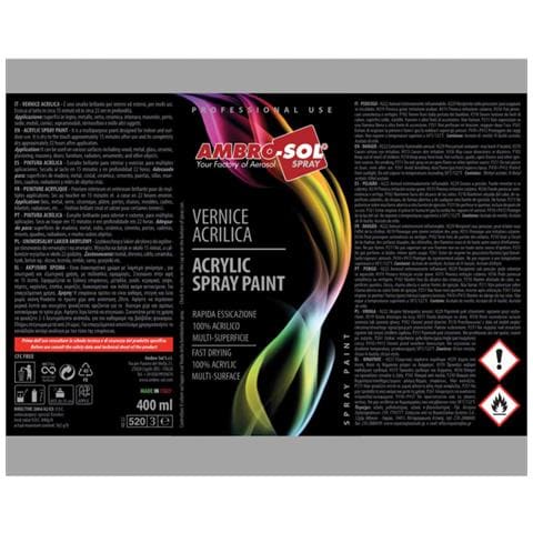 Bomboletta Vernice Spray Brillante Bianco Grigio Per Interni Esterni Universale - Foto 2