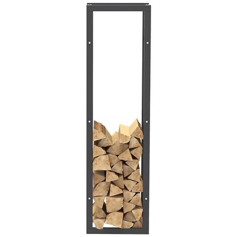 Portalegna Supporto Metallo Porta Legna Interno Legnaia Camino Stufa 150x40x25cm - Foto 5