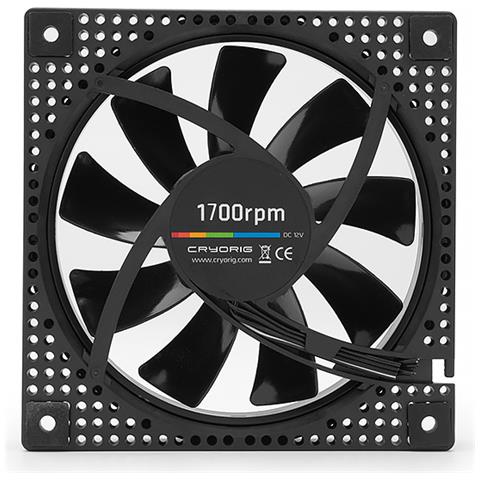 Crona S Universale Ventilatore 12 cm Nero 1 pz - Foto 2