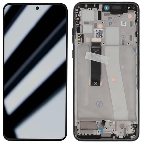 Blocco Completo Per Motorola Edge 30 Neo Lcd + Vetro Touch E Frame, Nero - Foto 1