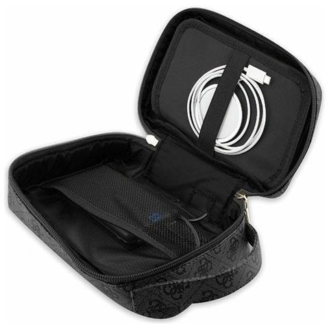 Borsello Da Viaggio Con Usb Modello Stripe 4g, Nero - Foto 8
