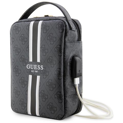 Borsello Da Viaggio Con Usb Modello Stripe 4g, Nero - Foto 1