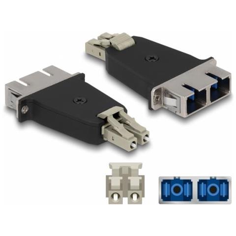 87948 Adattatore Di Fibra Ottica Lc /sc 1 Pz Beige, Nero - Foto 1