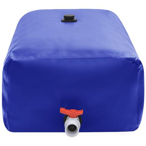 Serbatoio Acqua Con Rubinetto Pieghevole 360 L In Pvc - Foto 3