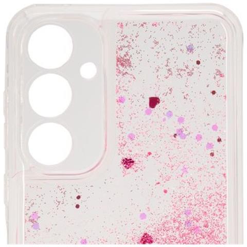Silicone Glitter Back Cover Case Samsung Galaxy A55 5g (a556b) Pink - Foto 3