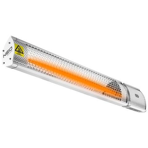 Radiatore Da 2000w, Ip55, Resistenza Lampada Alogena Dorata, Telecomando, Regolazione Della Potenza A 2 Livelli - Foto 1