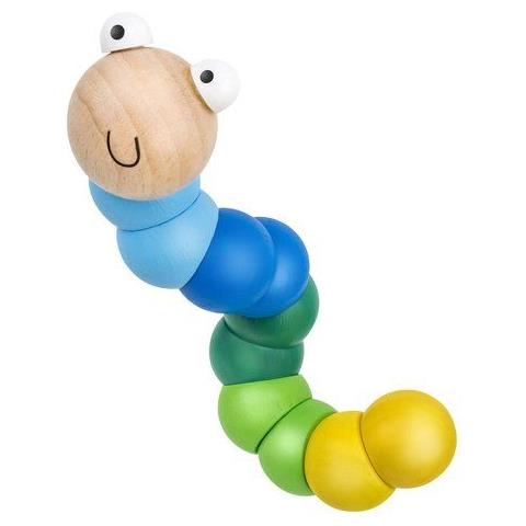 Prime Attività Globo 42325 Sir Wood Bruco Snodato In Legno Assortito - Foto 1