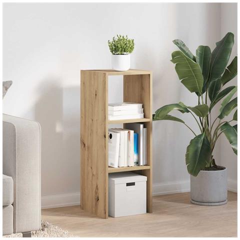Libreria Impilabili Rovere Artigianale 30x30x80 Cm Truciolato - Foto 3