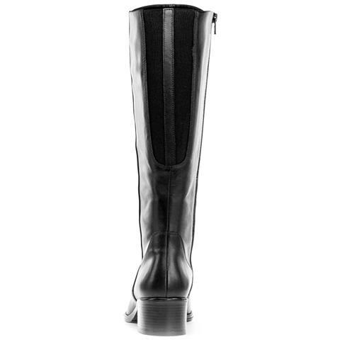 Black Casual Closed Boots Stivali Pelle Scarpe Donna Nero Eu 36, 51.658.27 - Foto 3