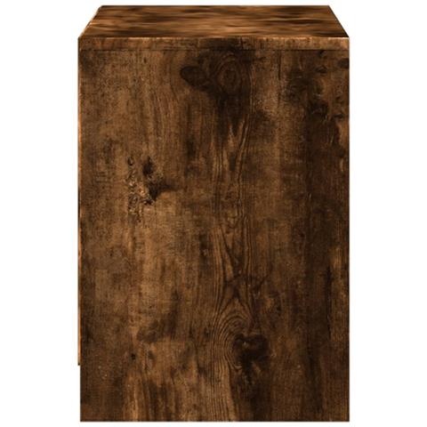 Mobile Porta TV con LED Rovere Fumo 100x34x50 cm in Truciolato - Foto 10