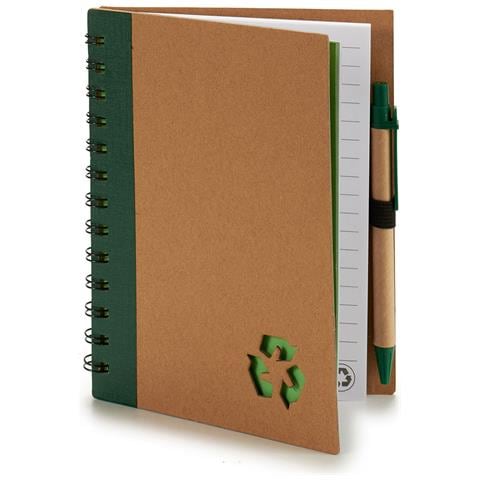 Pack Di 4 Quaderni In Cartone Riciclato 18x14 Cm. Assortimento Di 4 Design. - Foto 2