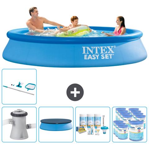 Piscina Fuori Terra - In Giro - 305x305x61 Cm - Blu - Include Accessori Coordinati Cb21 - Foto 1