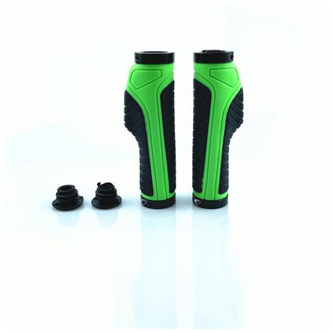 Impugnature Ergonomiche Per Manubrio Bici Con Doppia Chiusura - Green - Foto 1