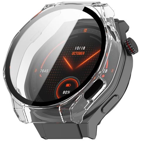 Custodia Protettiva 2 In 1 Per Honor Watch 5 Ultra: Protezione Completa E Stile Impeccabile Transparent - Foto 1