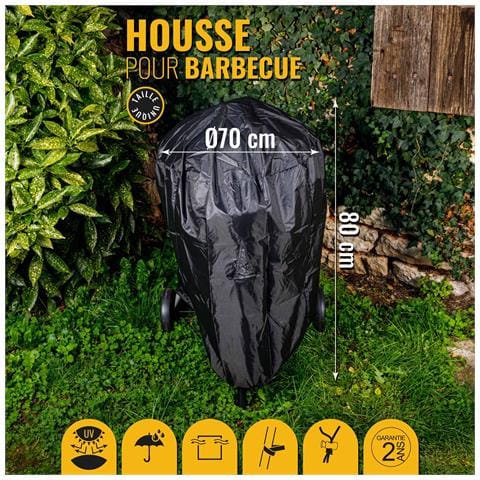 Coperchio Ø 70 X H 80 Cm Per Barbecue Rotondo - Foto 2