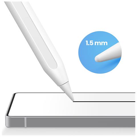 Penna Stilo Per Smartphone Tablet, Punta Da 1.5mm Autonomia 20h Porta Usb-c, Bianco - Foto 2
