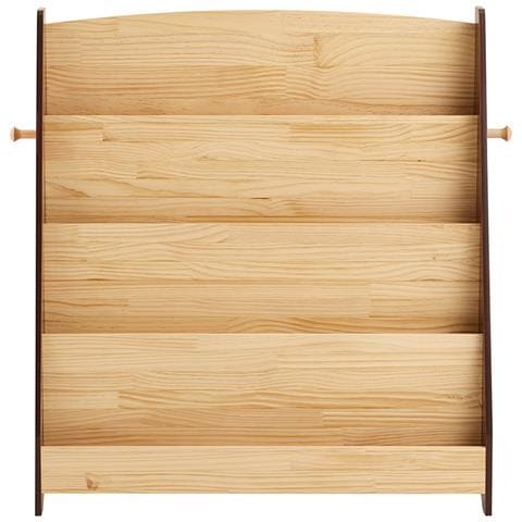 Libreria Montessori Per Bambini Scaffale Portagiochi A 4 Scomparti In Legno Naturale - Foto 1