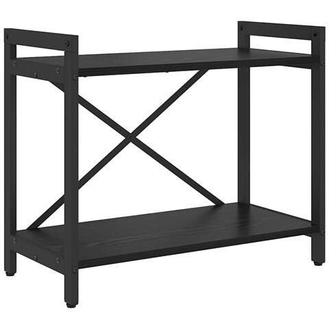 Libreria Rovere nero 60 x 30 x 48.5 cm Legno multistrato - Foto 1