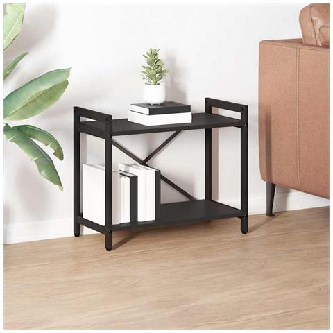 Libreria Rovere nero 60 x 30 x 48.5 cm Legno multistrato - Foto 2