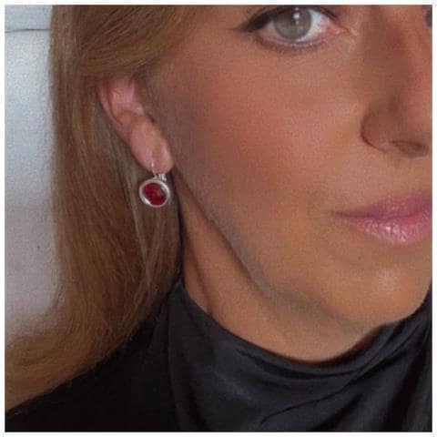 Ciondolo Di Cristallo Sw Grande Dormiente Di Cristallo Rosso - Foto 3