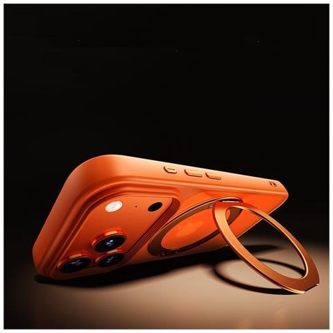 Custodia Arancione Anti-caduta Con Supporto A 360° Compatibile Con Iphone 17 - Foto 2